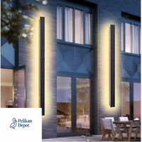 Wandleuchte AußEn Led Schwarz 115Cm 40W Wasserdicht