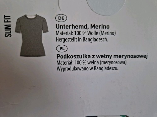 CRANE DAMEN MERINO UNTERHEMD Gr. M - Bild 3 von 3