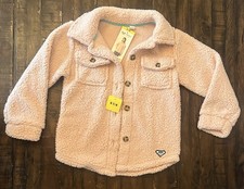Girls, Sherpa, Roxy Jacket, Shirt, Pink Size 6/7
