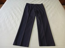 ASOS Straight Flat Front Suit Mens Trousers Pants Navy 34 x 30.5 NWOT