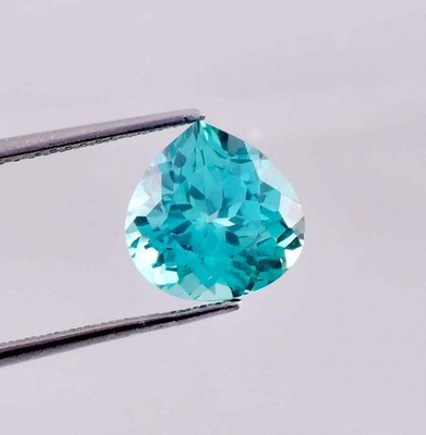 Flawless Natural 13 x 13 mm Bi-Color Parti Sapphire GIT Certified Loose Gemstone