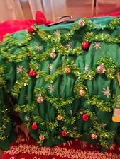 Tipsy Elves Sweater Mens Medium Christmas Tree Ornaments Ugly Holiday Party