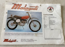 MALAGUTI CAVALCONE / MOTORIK MOPED VERKAUFSPROSPEKT