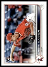 2022 Topps Austin Warren Rookie Los Angeles Angels #495