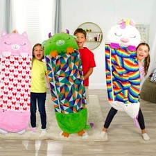 Kids Sleeping Bag Ages 2-6 and 7-11 years Soft Warm Toddler Camping Sleep Child
