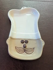 Vintage Le Chef Takahashi Stoneware Spoon Rest