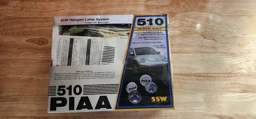 PIAA 510 Ion Crystal 4-inch Fog Light Kit Part #5161 NOS JDM Radwood - product listing photo