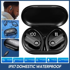 Mpow Wireless Earbuds TWS Bluetooth 5.3 Headphones 200hrs Sports Earhook Headset