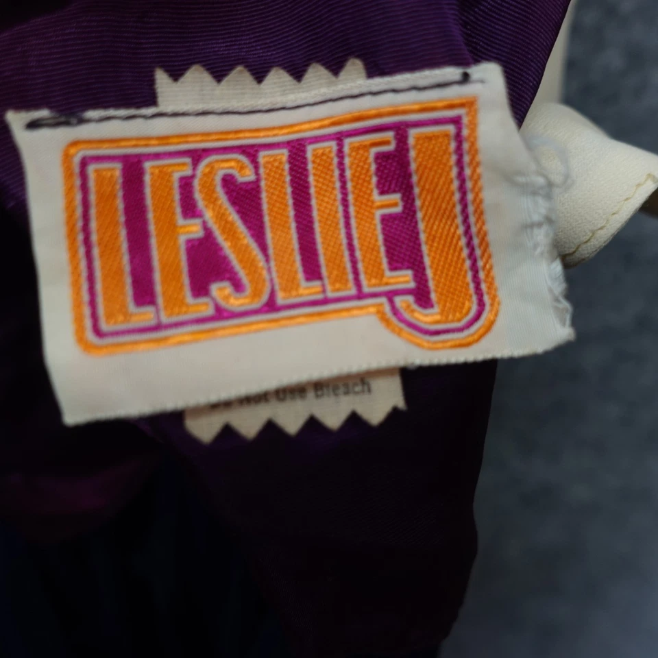 Vintage Miss Bergdorf Goodman Maxi Dress XS Blue Pussycat Bow 60s MOD Slim Long - Image 4 of 4