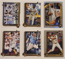 6 Card Lot- 2025 Topps MIL Brewers ⚾️ (See Photos/Description For Card Info)