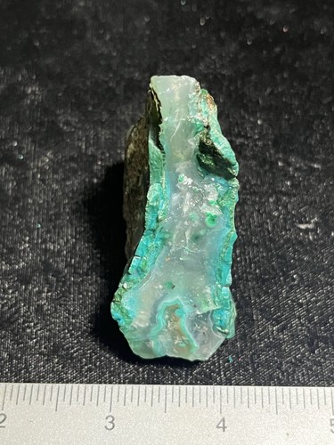 Gem Silica Inspiration Mine Arizona 91.7g Chrysocolla Malachite Chalcedony Vein - Picture 7 of 10
