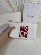 Trousse Maquillage Série MISS DIOR Bordée En Coton Écologique Avec Éclair