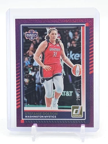 2025 Panini Donruss WNBA Basketball Purple Shimmer Stefanie Dolson #30