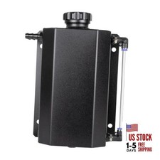 2L Aluminum Coolant Radiator Overflow Tank Universal Water Expansion Tank