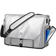  Messenger Bag with Lunch Compartment, Large 17 inch Gaming Laptop Bag 
