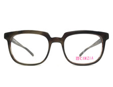 Montatura occhiali da vista Cinzia CIN-5063 C3 corno marrone lucido quadrato bordo intero 50-18-140