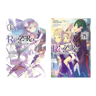 Re:Zero Starting Life in Another World Vol 1-14 Novel English Version Bundles