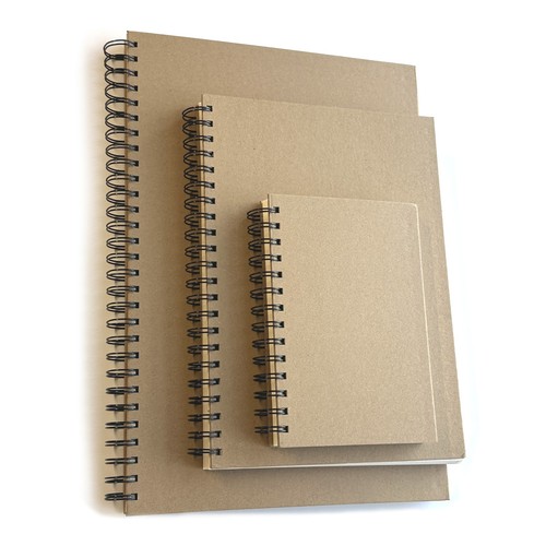 A4 / A5 Sketch Book Professional Spiral Sketch Pad Blank Drawing Sheets 160gsm