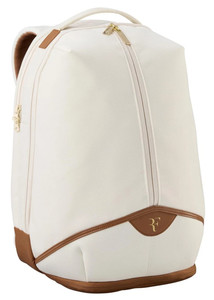 New Roger Federer Wilson Tennis Bag RF LAWN COLLECTION Backpack - Cream & Brown