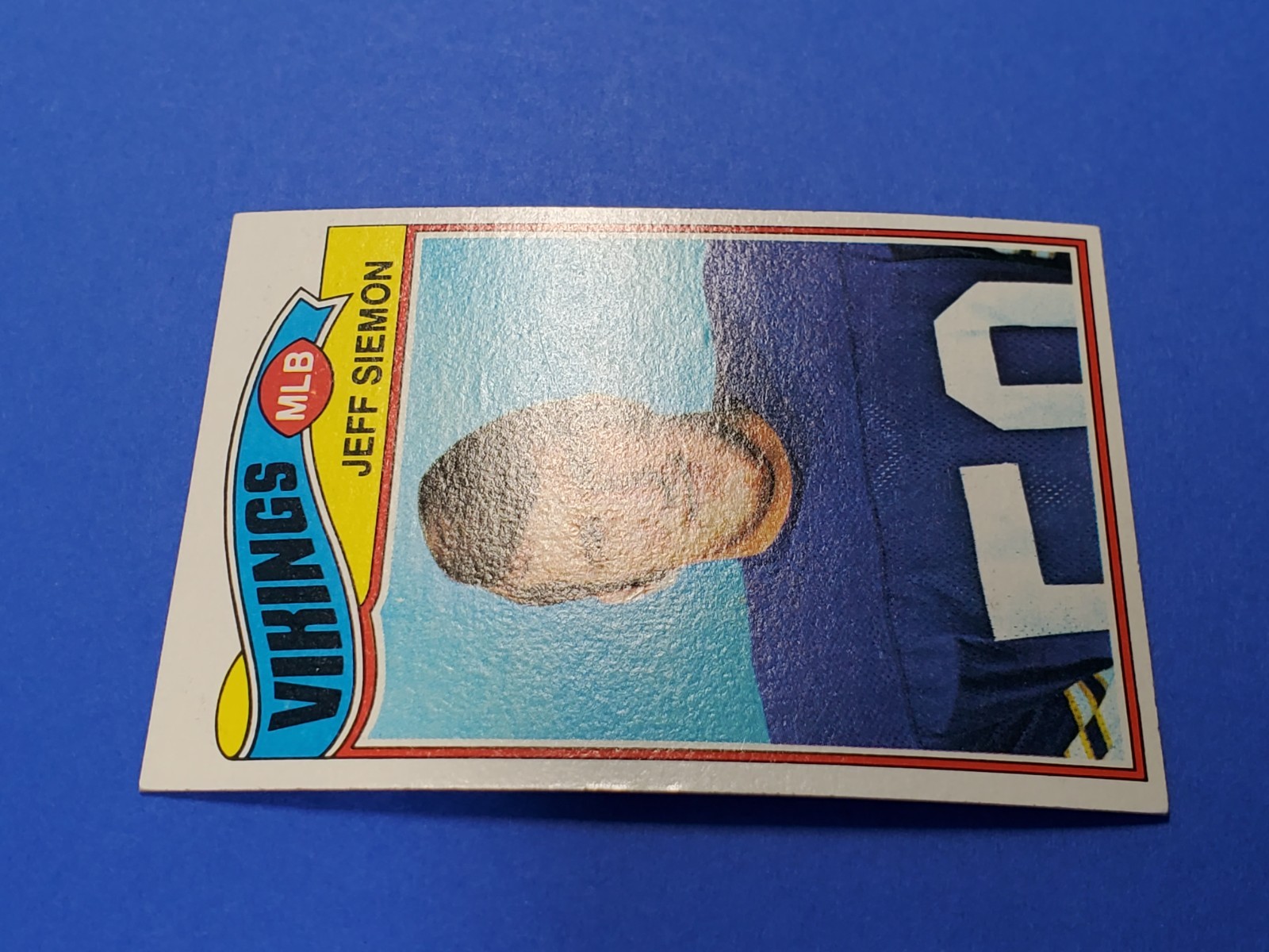 1977 TOPPS FOOTBALL #465 JEFF SIEMON HIGH GRADE NEAR MINT NRMT