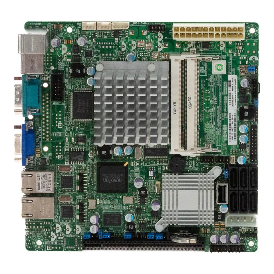 Carte Mère Supermicro X7SPA-HF Intel Atom D510 1.66GHz DDR2 2 GoE mini-ITX - Photo 2/2