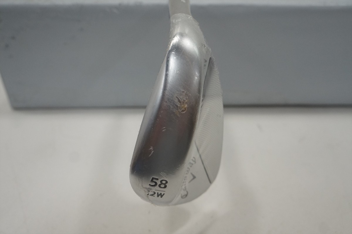 New Callaway Jaws Raw Chrome Wedge 58°-12 W-Grind Dynamic