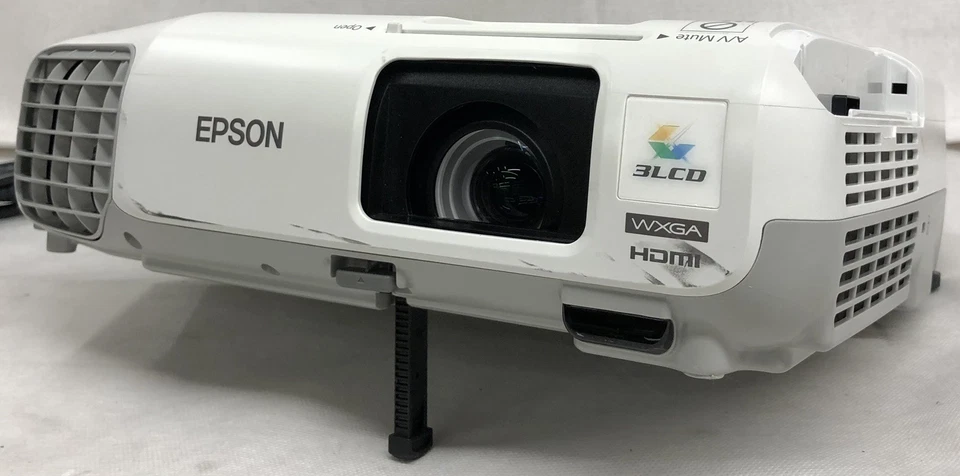EPSON PowerLite 99WH H686A Projector 3LCD WXGA HDMI - 1167 LAMP HOURS - Image 2 of 4