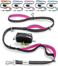 No Pull Dog Leash for Large Dogs   6Ft Highly Reflective Bungee, Heavy Duty Leas