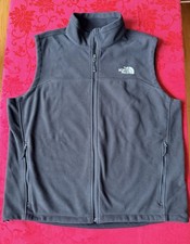 The North Face Men  s Black Fleece Vest Size XL