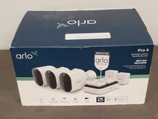 Arlo Pro 4 VMC4350P - 1BYNAS Spotlight Camera Security Bundle w/mounting plate
