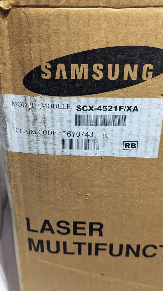 Samsung SCX-4521F A4 Mono Multifunction Laser Printer SCX-4521F/XA - Image 2 of 3