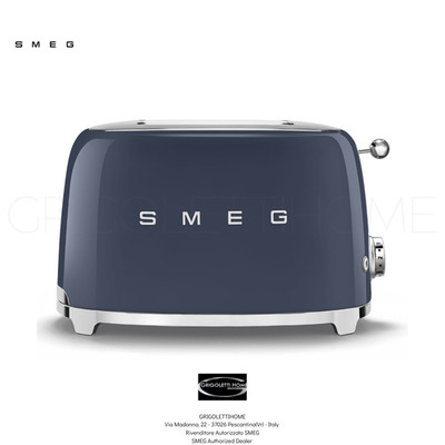 Toaster SMEG Navy Blau - 2 Scheiben - Auslauf Eu - TSF02WHEU - Einzelhändler