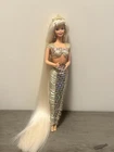 New ListingMattel Barbie Blonde Jewel Hair Mermaid Fashion Doll