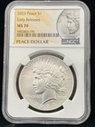 2023 Peace Silver Dollar $1 NGC MS70 Early Releases