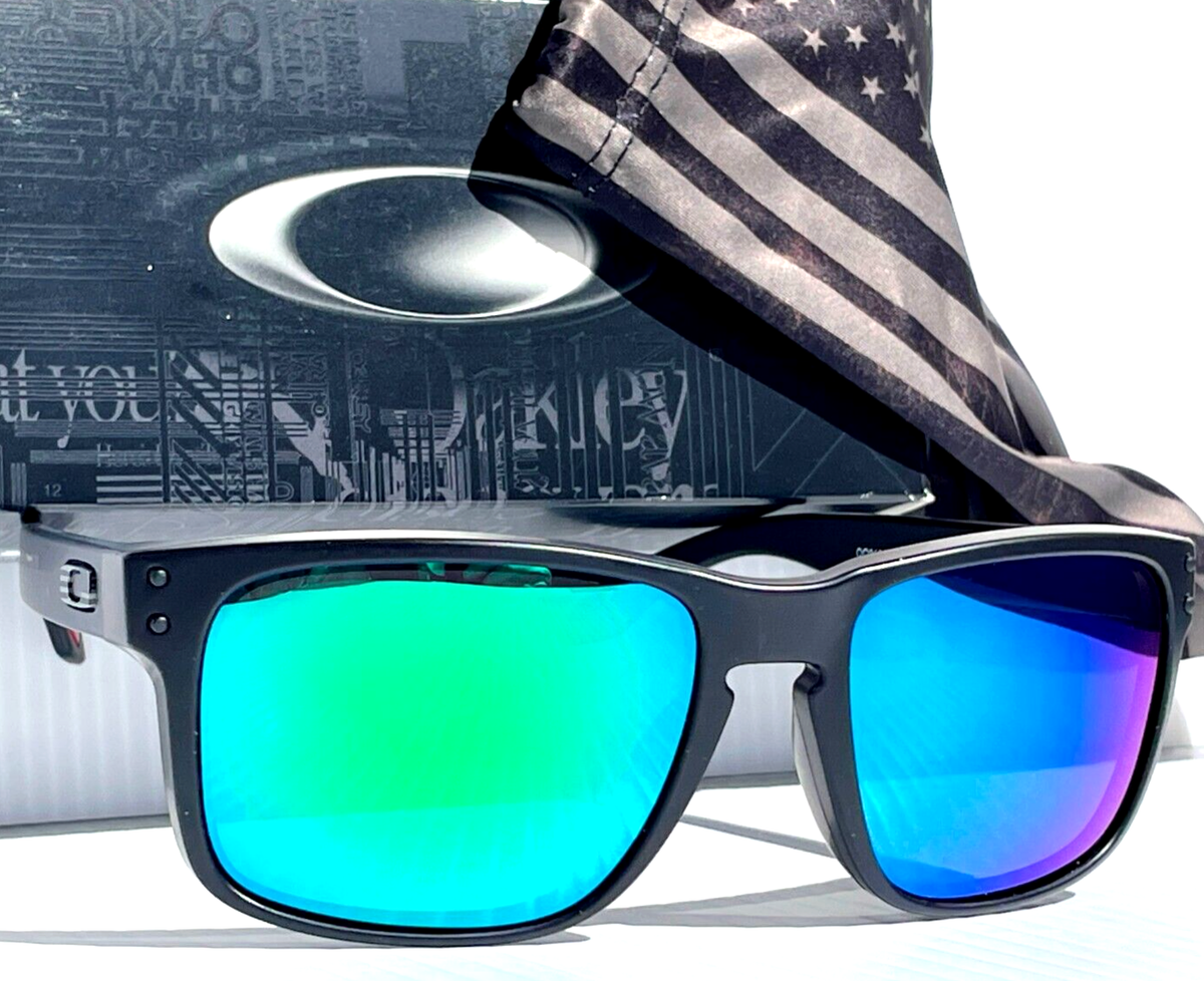 Oakley Holbrook Matte Black USA Tonal Flag POLARIZED Galaxy Jade Oakley Holbrook Matte Black USA Tonal Flag POLARIZED Galaxy Jade