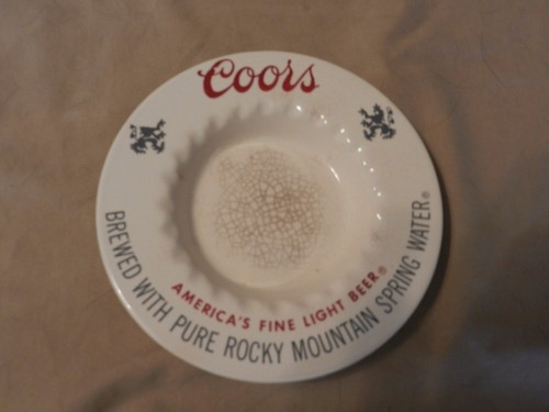 Vintage Coors America's Fine Light Beer Ash Tray (M)