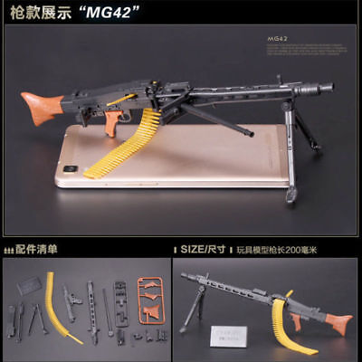 MG42 Toy Gun Model Assembly Puzzles, Building Bricks, Soldado