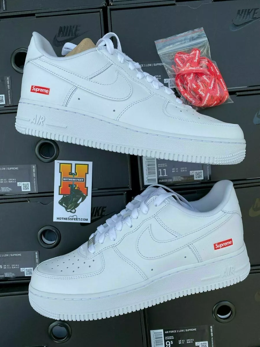 Supreme Air Force 1 Low White CU9225-100 Size: 8-13