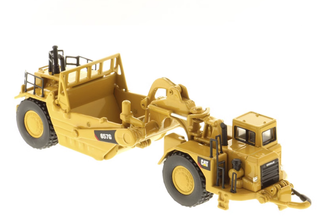 1:125 DM 657G Wheel Tractor Scraper Construction Equipment Machine