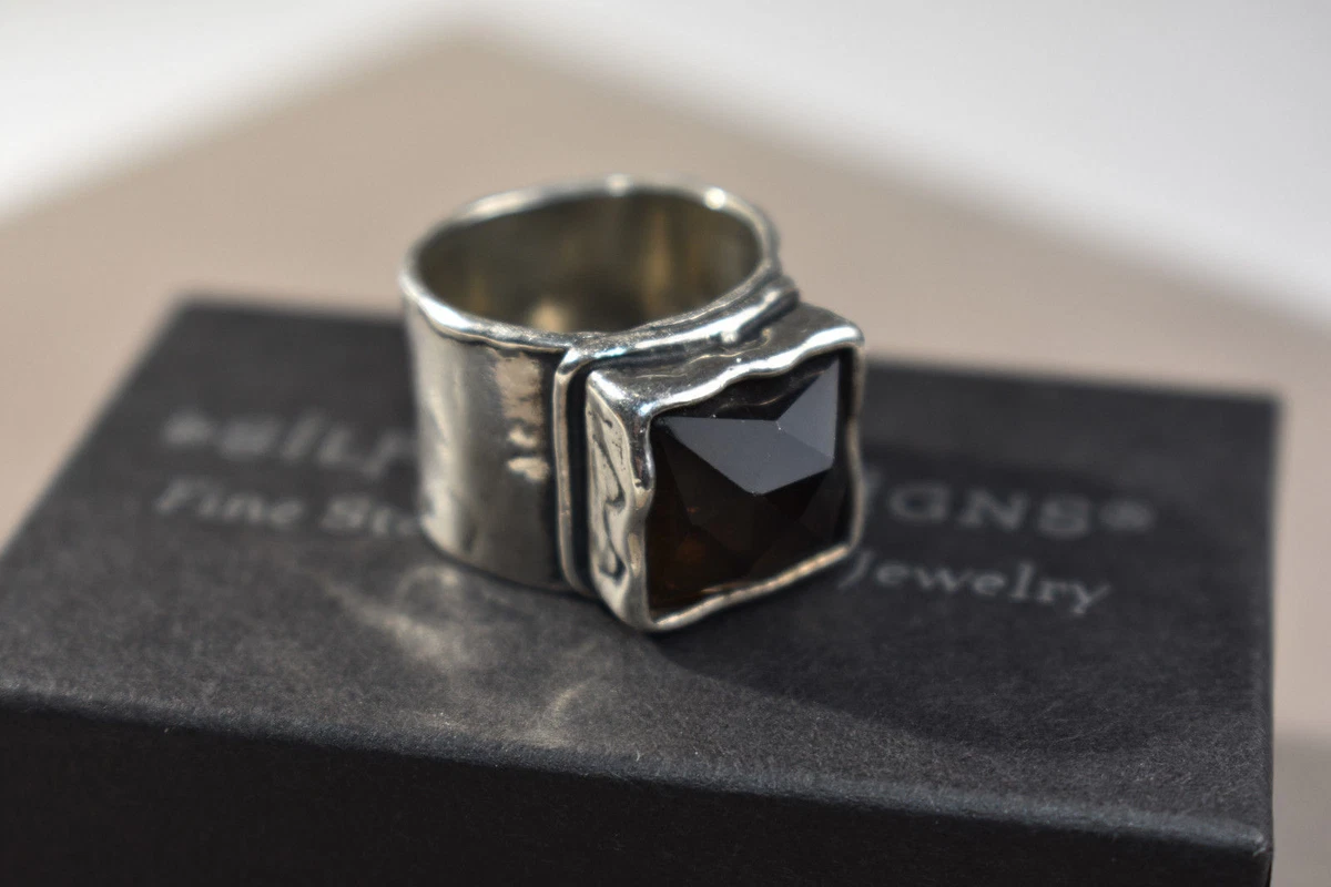 Silpada Sterling Silver Smoky Quartz Ring Size 8 R1453 eBay