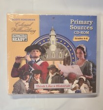 Primary Sources CD-ROM Grades 4-6 / COLONIAL WILLIAMSBURG Think Like a Historian