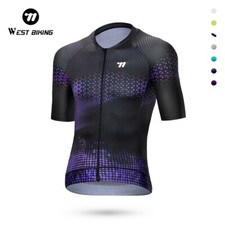 WEST BIKING Summer Cycling Shirt Short Sleeve Tops Quick Dry Jersey T-Shirt