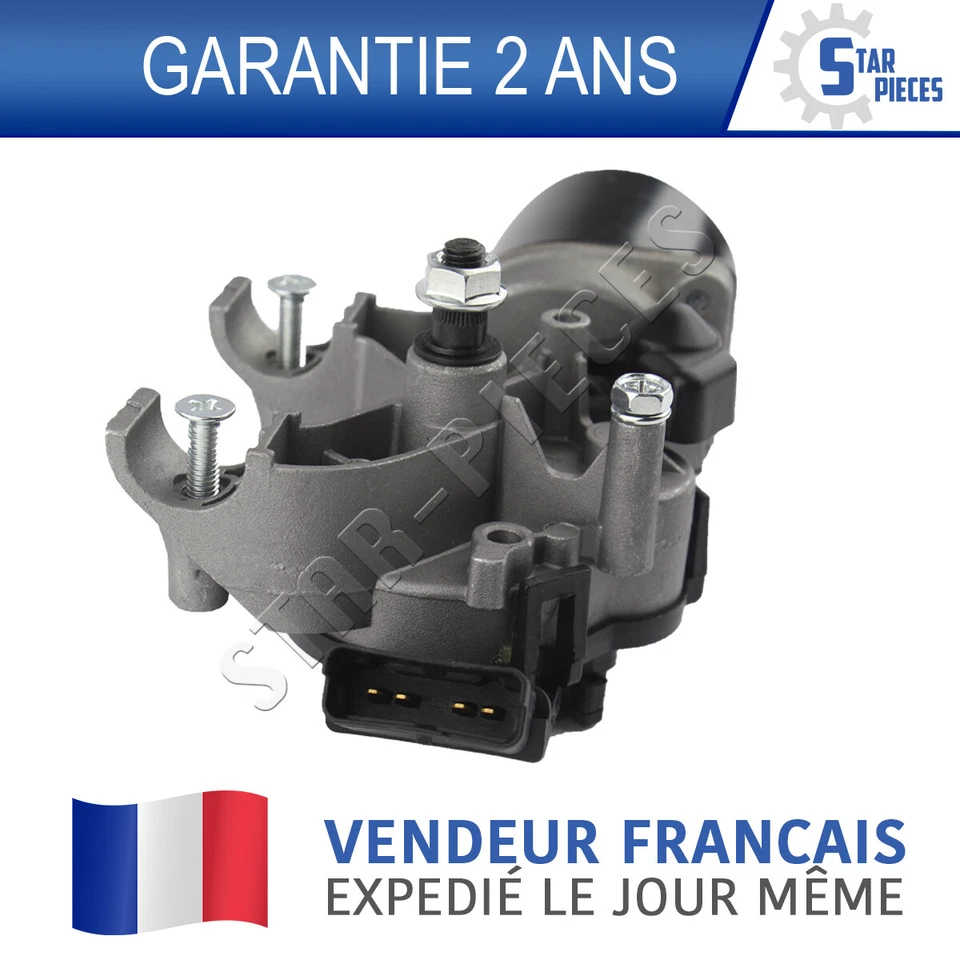MOTEUR ESSUIE GLACE AVANT POUR RENAULT CLIO 3 III EQUIVALENCE 579738 - Immagine 4 di 4