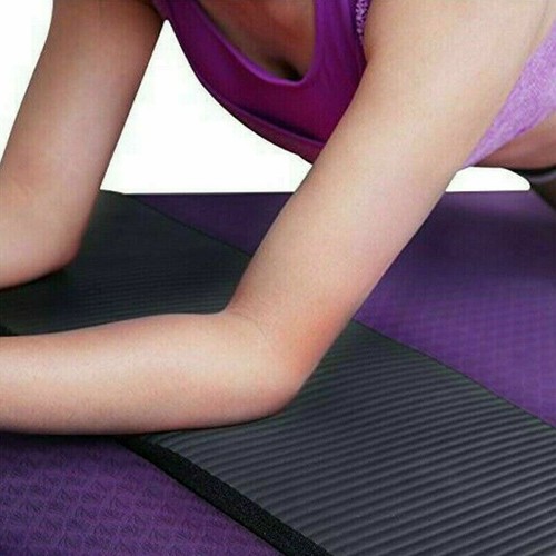 Yoga Mats 0.59 inch (15mm) Thick Exercise Gym Mat Non Slip With Carry Straps US - Picture 4 of 10