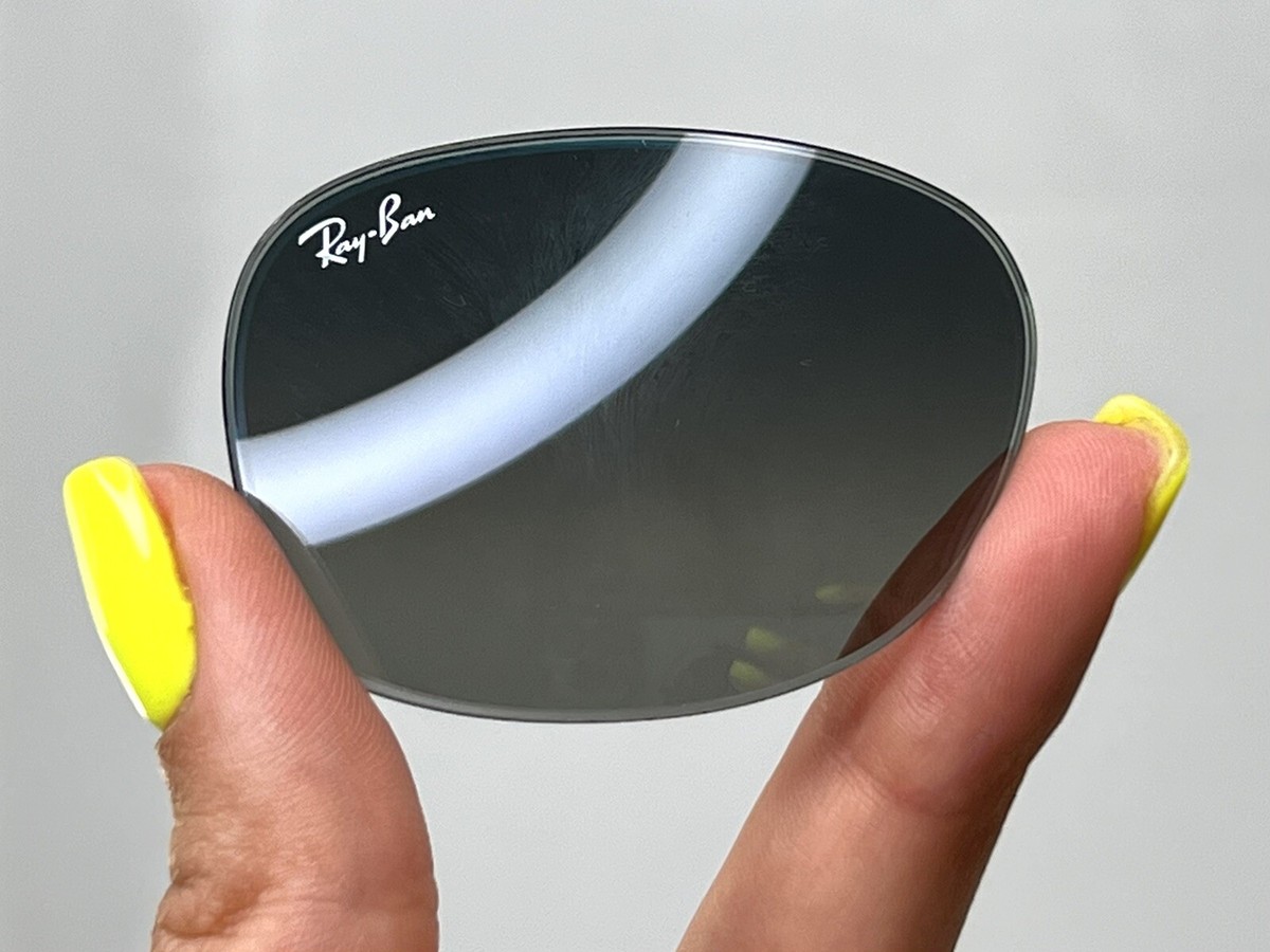 New RAY-BAN Replacement Glass Lenses Wayfarer RB2132 Gray 