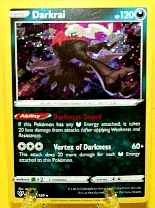 Darkrai HP120 2020 Collectible Pokemon *Foil* Collectible Card No