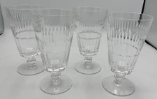 Tiffin Chesterton Iced Tea Clear Glass 6" Set of 4