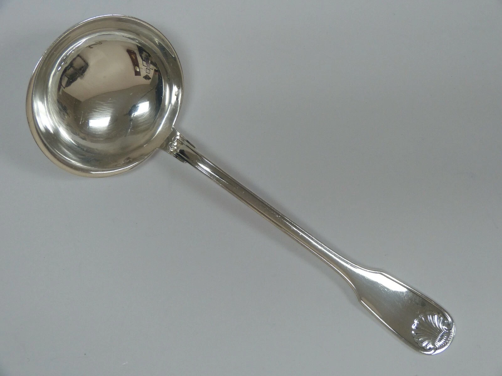 CHRISTOFLE VENDOME SHELL SILVER PLATED DESSERT LADLE