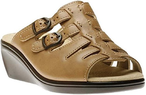SAS Women's, SAN Antonio Shoemakers Tango Slide Sandal Wheat, 10 N - 第 1/4 張圖片