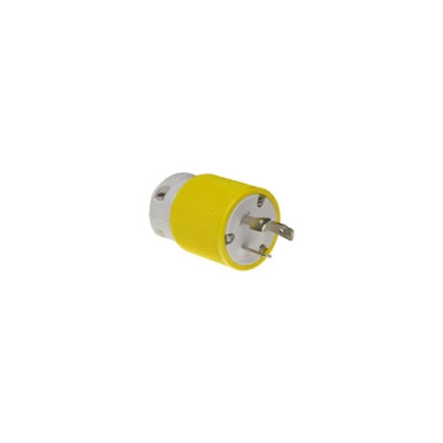 Molex 1301450012, 250 V, 20 A, NEMA L6-20P, Yellow, Locking Blade Plug, 1pc